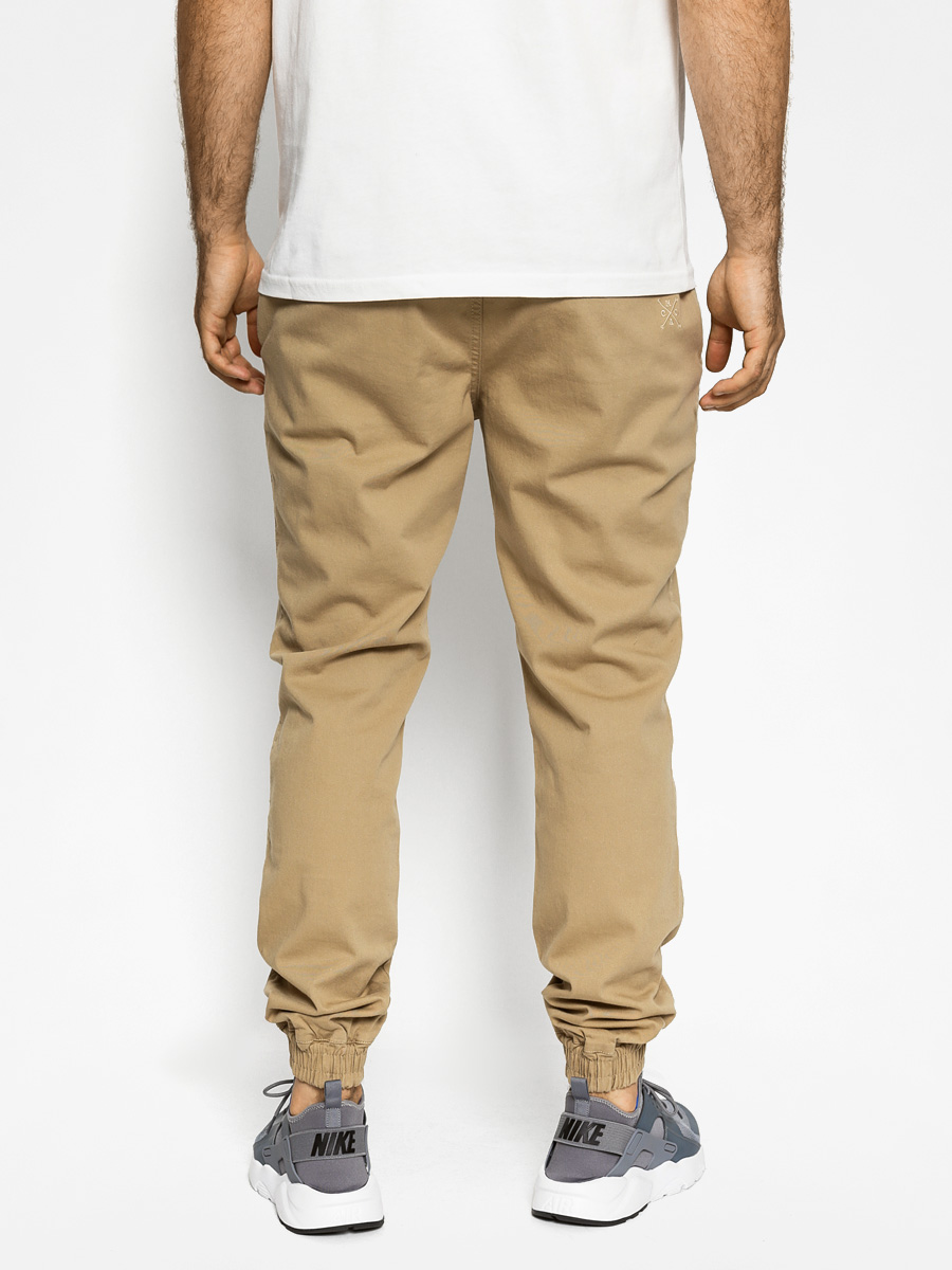Kalhoty Malita Aztek Jogger (beige)