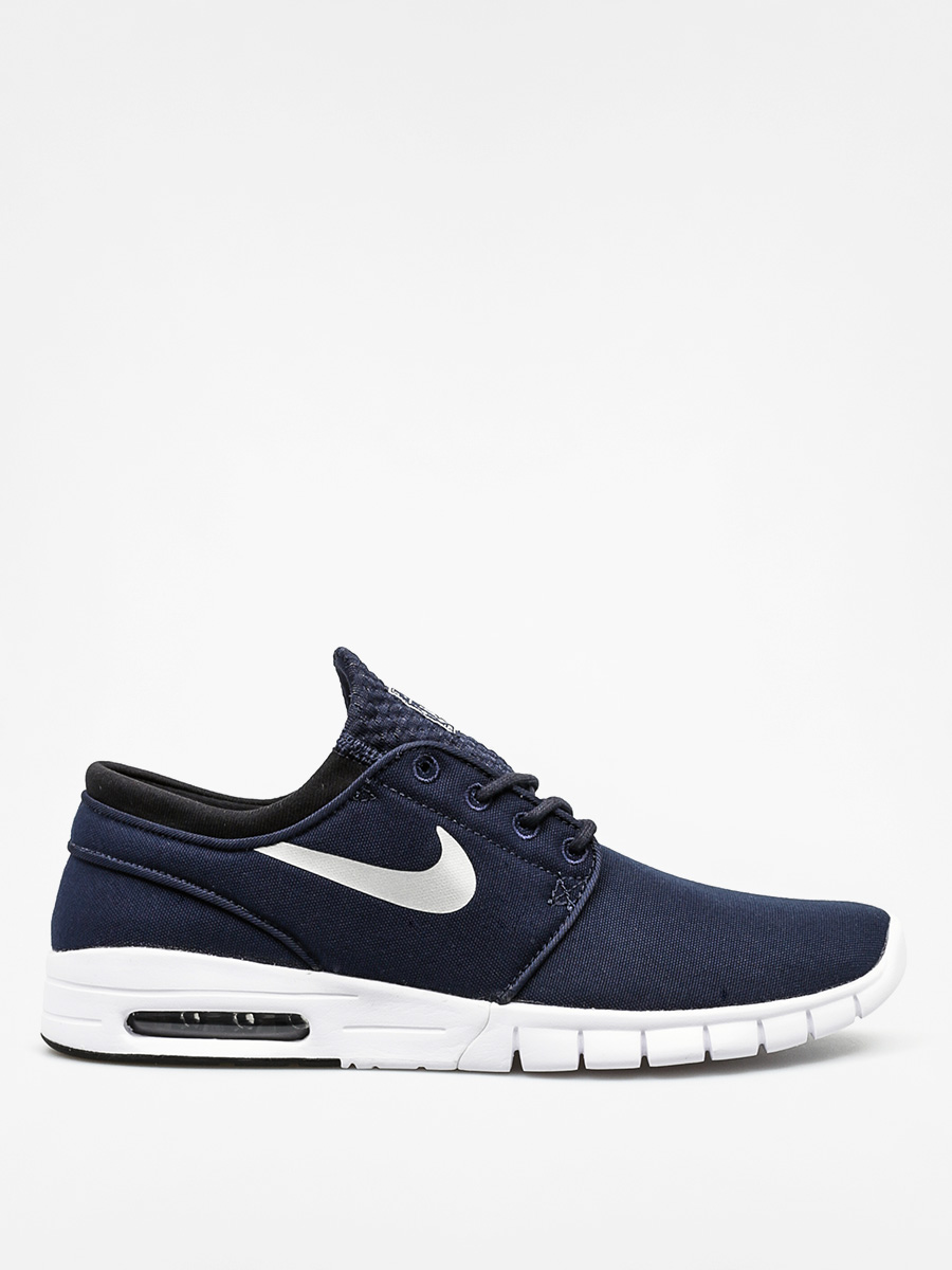 Boty Nike SB Stefan Janoski Max (obsidian/mtllc slvr white blk)