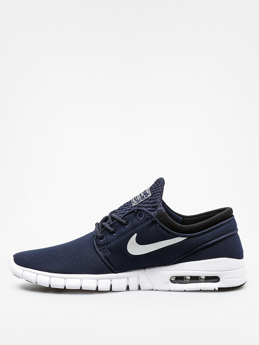 Boty Nike SB Stefan Janoski Max (obsidian/mtllc slvr white blk)