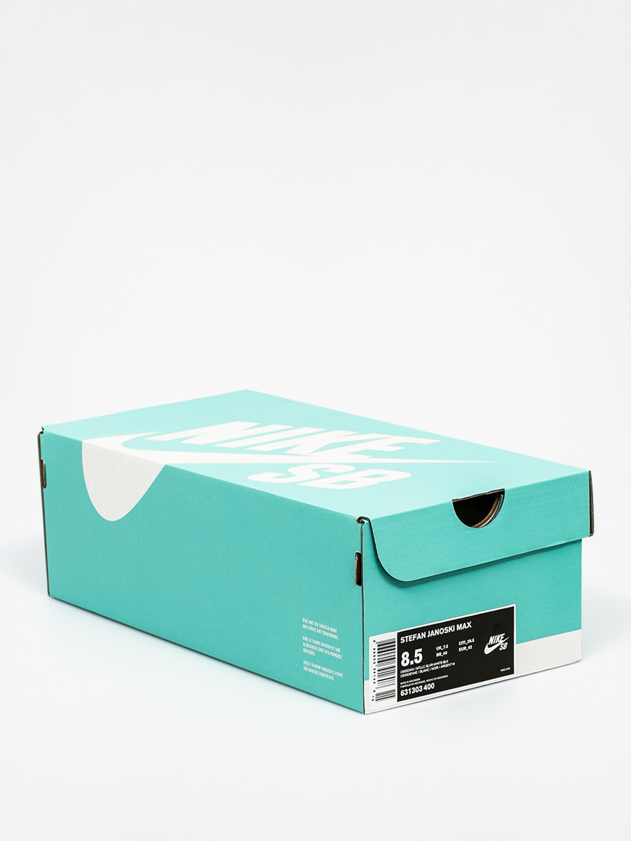 Boty Nike SB Stefan Janoski Max (obsidian/mtllc slvr white blk)