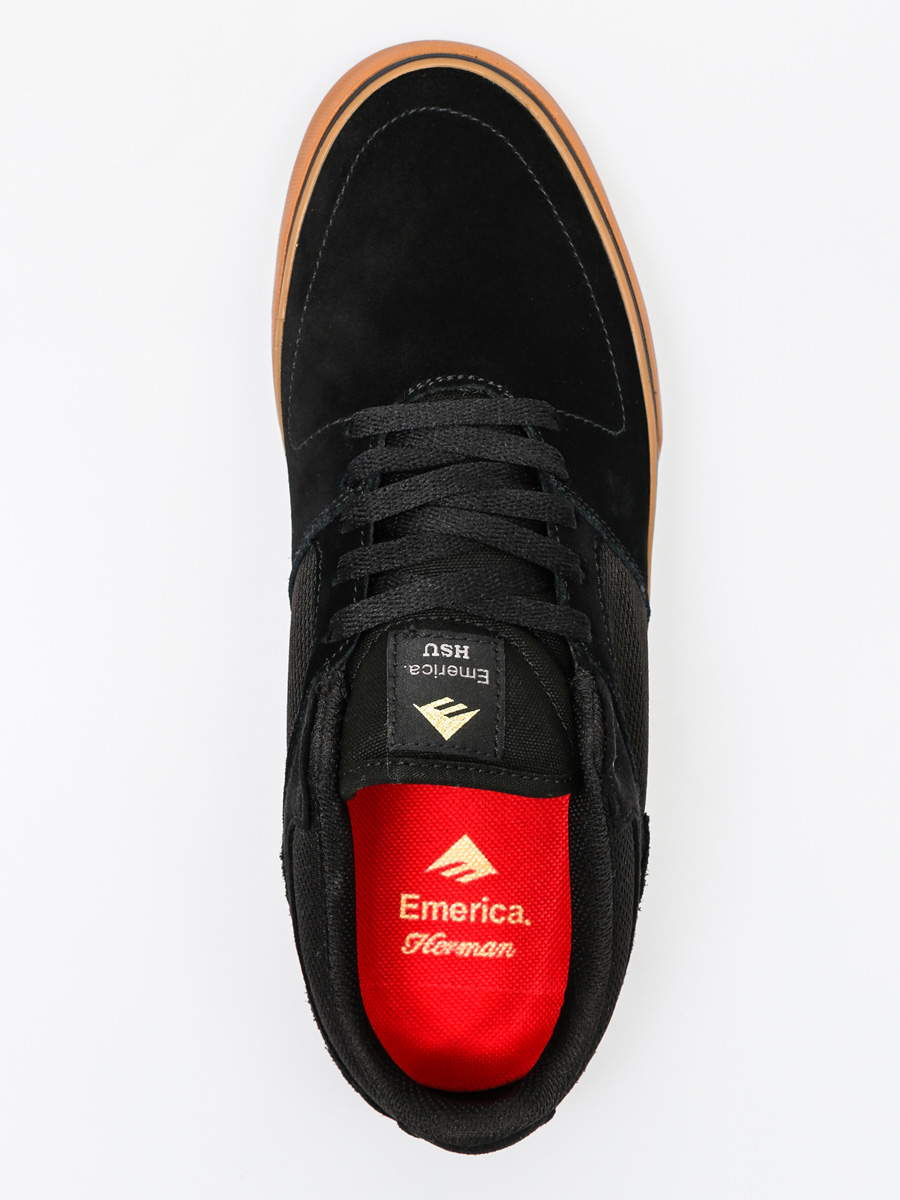 Boty Emerica The Hsu Low Vulc (black/gum)