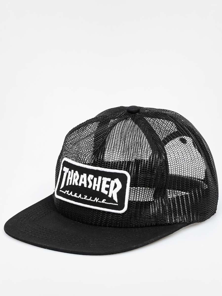 Kšiltovka  Thrasher Magazine Logo Mesh ZD (black/white)