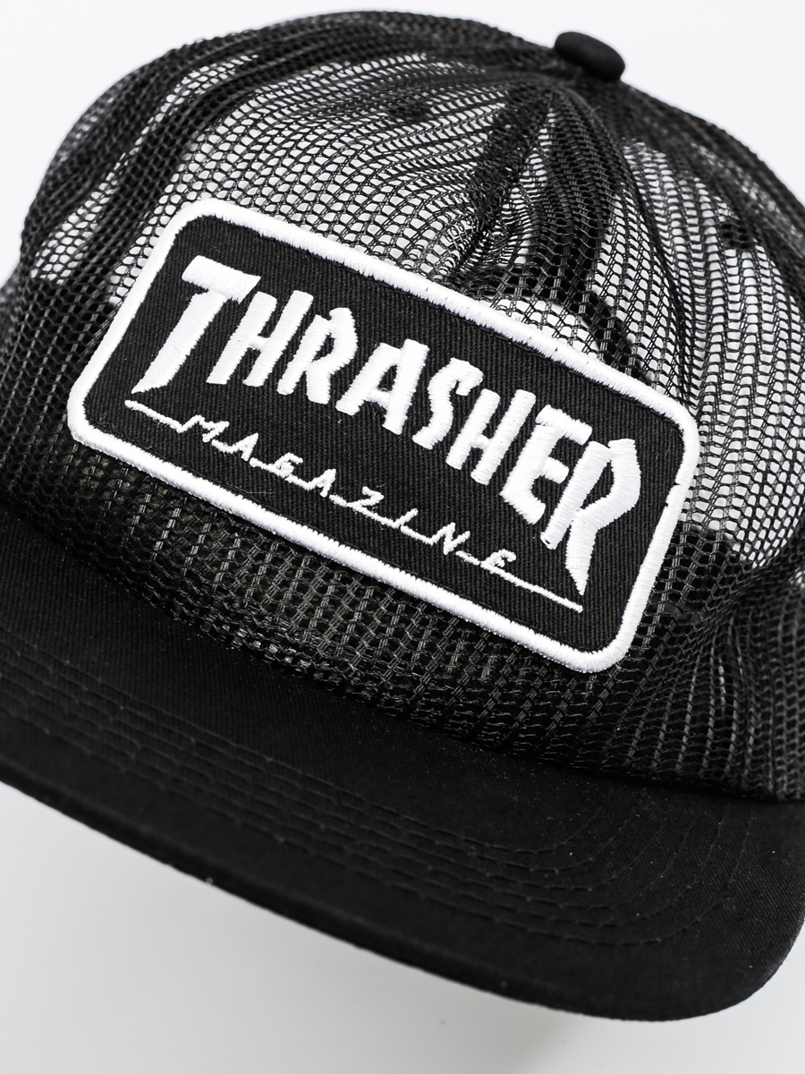 Kšiltovka  Thrasher Magazine Logo Mesh ZD (black/white)