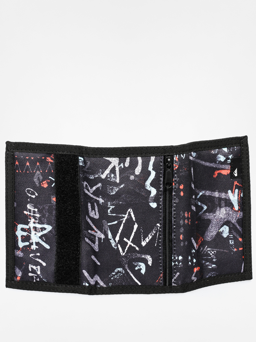 Peněženka Quiksilver Reception II (charcoal/blue/orange)