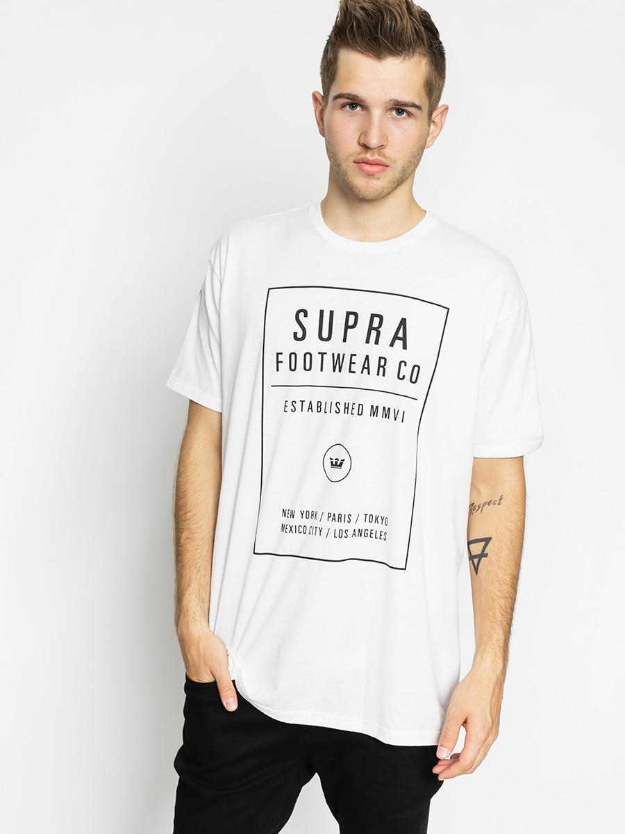 Tričko Supra Quad (white)