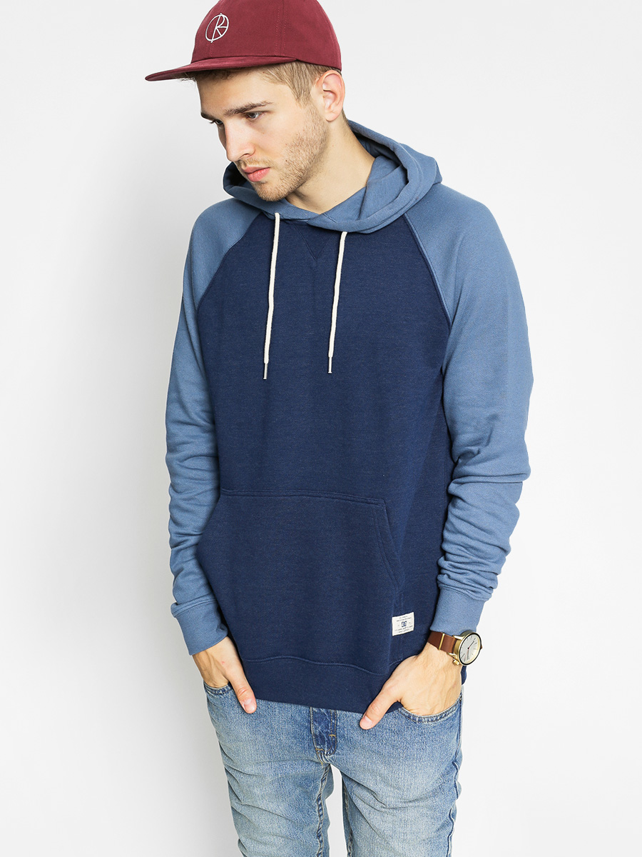 Mikina s kapucí DC Rebel Raglan HD (navy/blue)