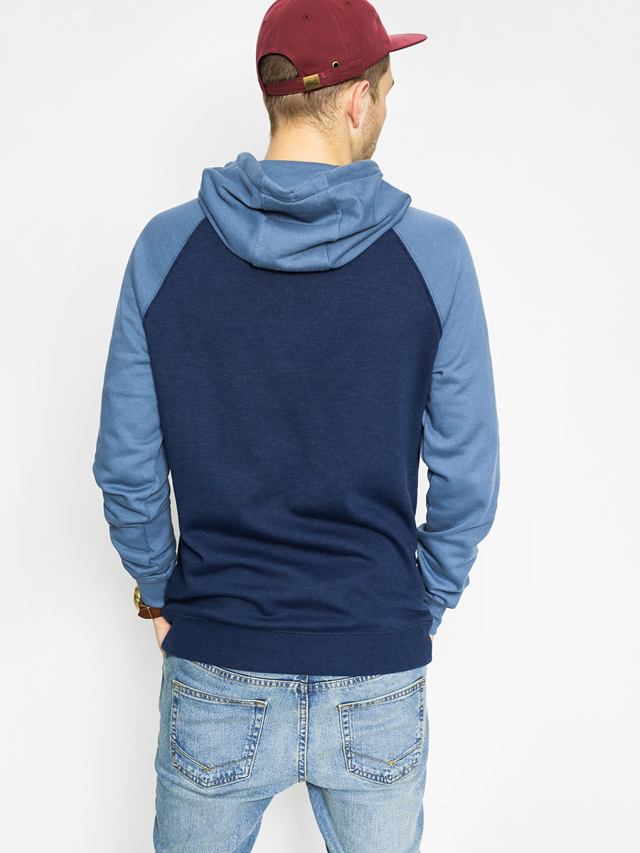 Mikina s kapucí DC Rebel Raglan HD (navy/blue)