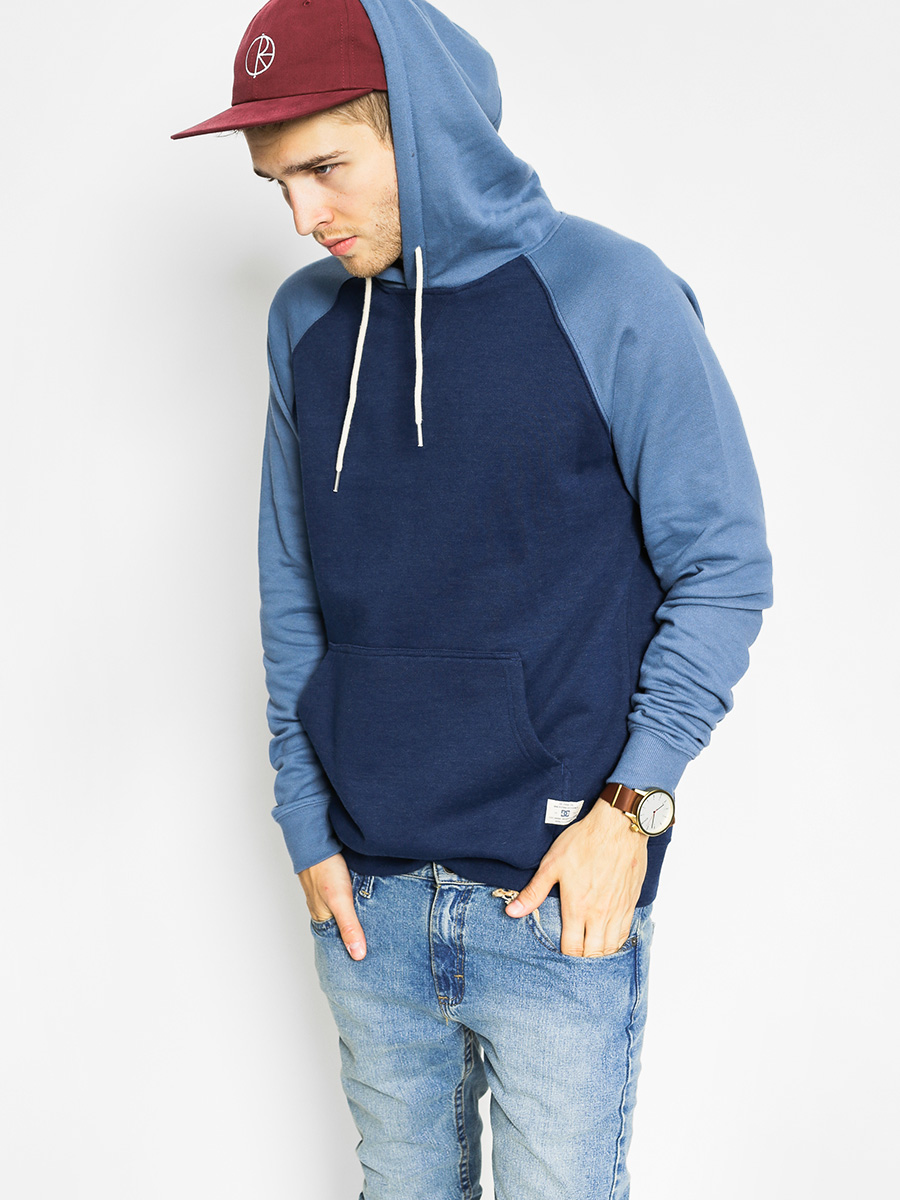 Mikina s kapucí DC Rebel Raglan HD (navy/blue)