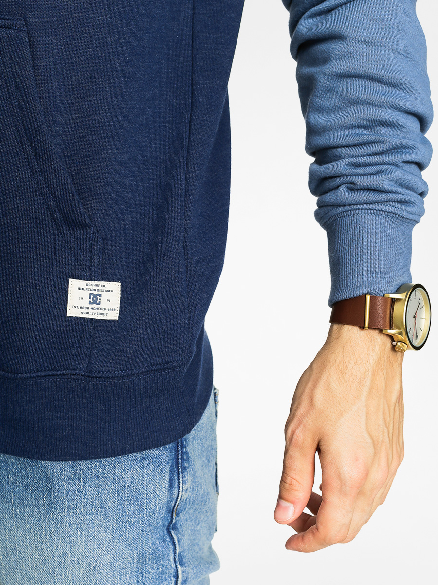 Mikina s kapucí DC Rebel Raglan HD (navy/blue)