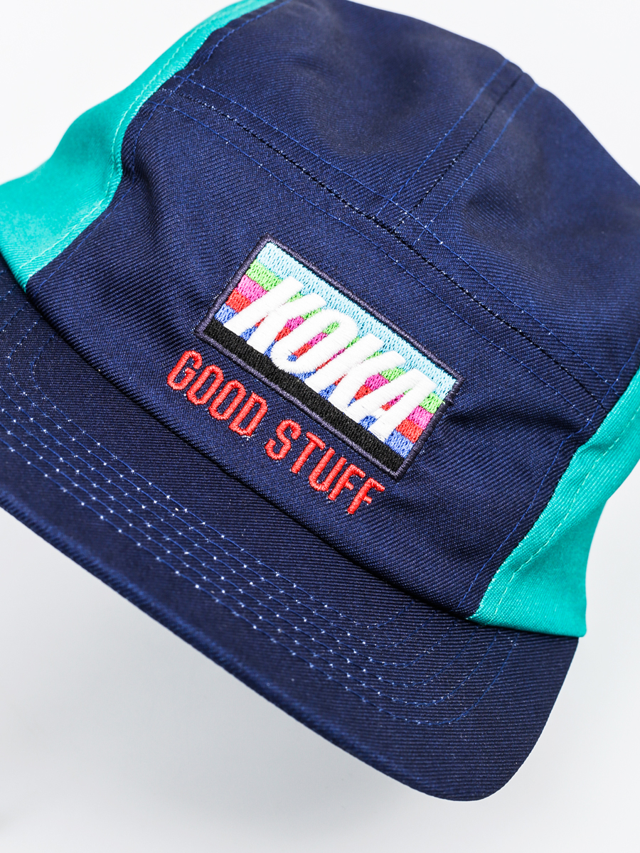 Kšiltovka  Koka 5 Panel Vhs ZD (navy/green)