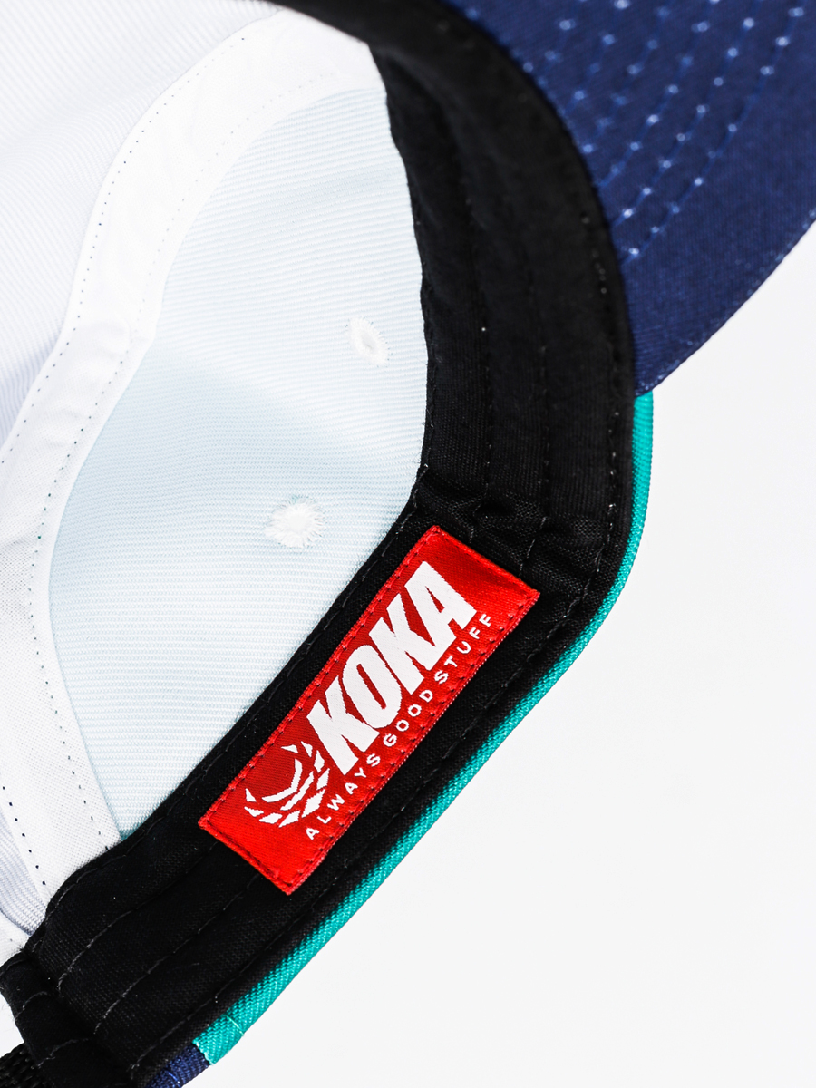 Kšiltovka  Koka 5 Panel Vhs ZD (navy/green)