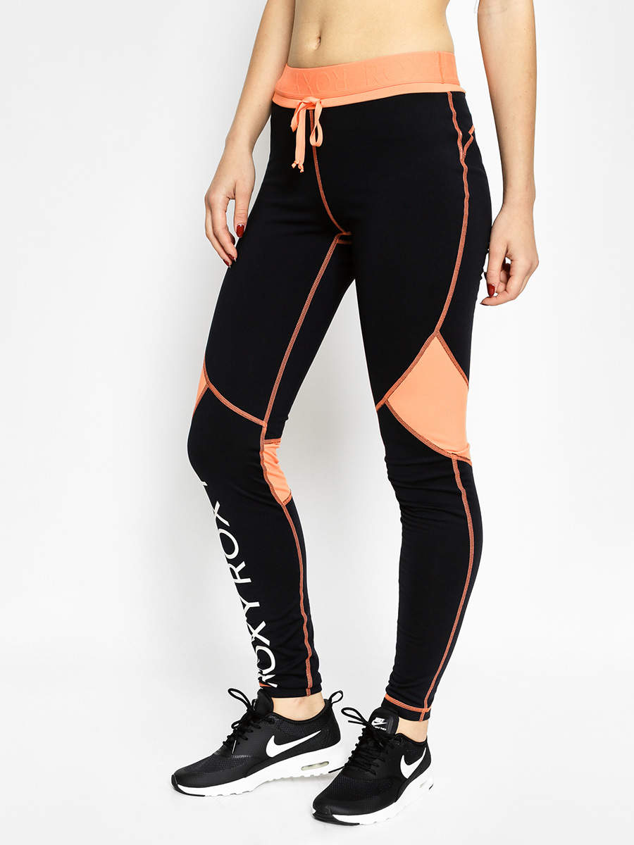 Dámské Termoleginy Roxy Keep It Warm Drs (black/orange)