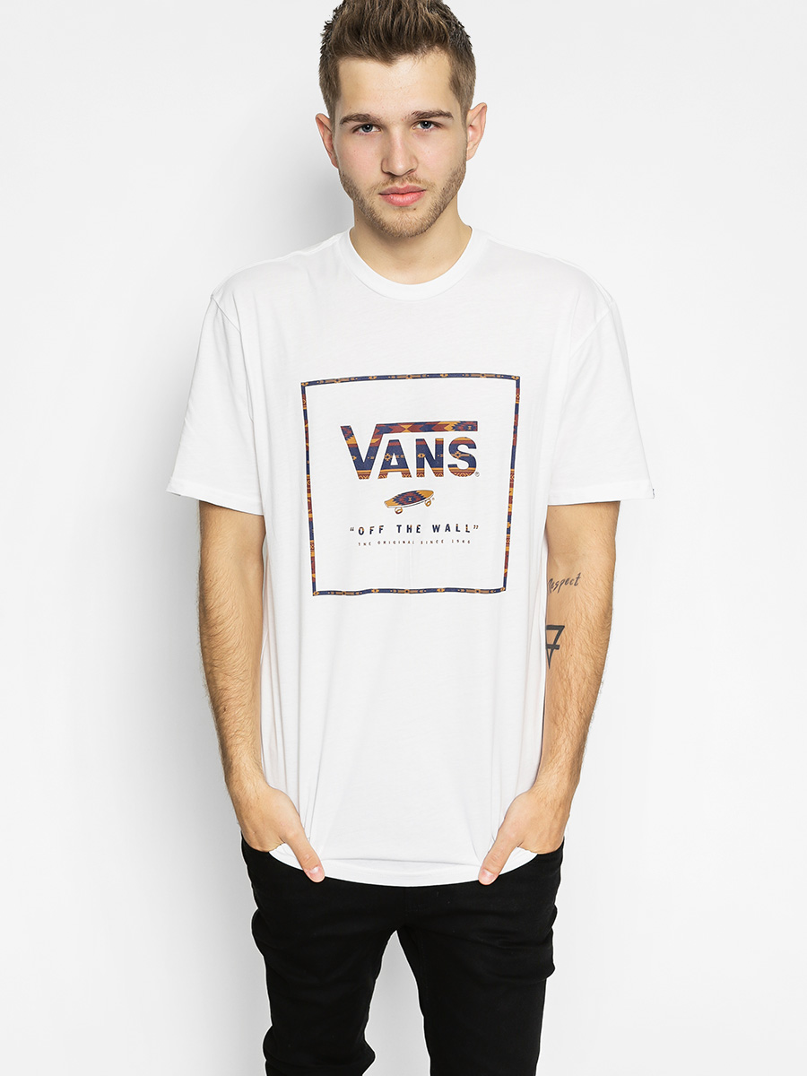 Tričko Vans Boxed In (white/true native stripe)