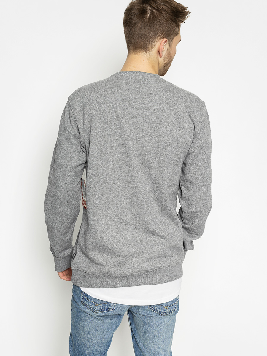 Mikina Vans Otw Crew (concrete heather/indigo bloom)