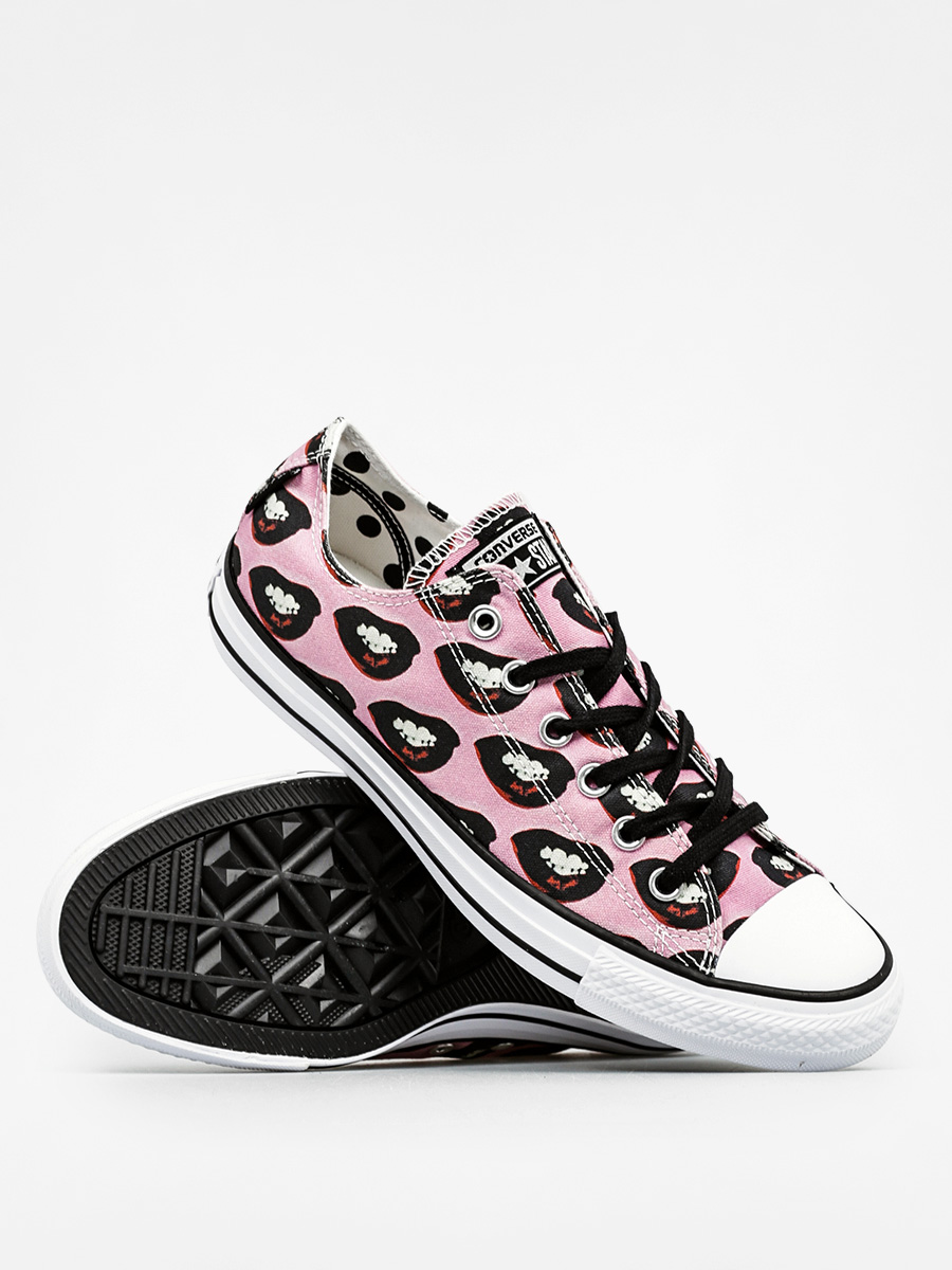 Tenisky Converse Chuck Taylor All Star Ox (white/black/multi pink)