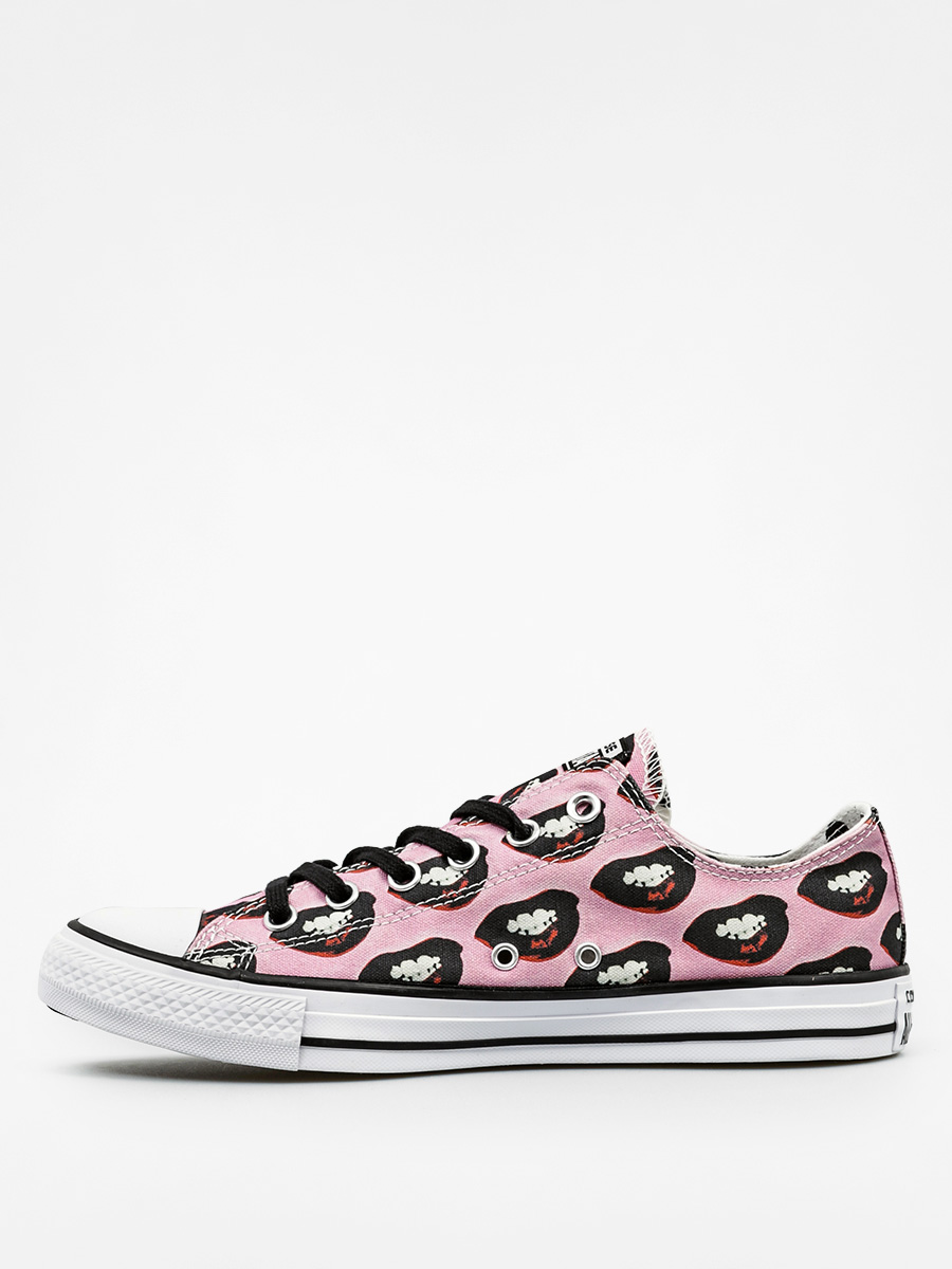 Tenisky Converse Chuck Taylor All Star Ox (white/black/multi pink)
