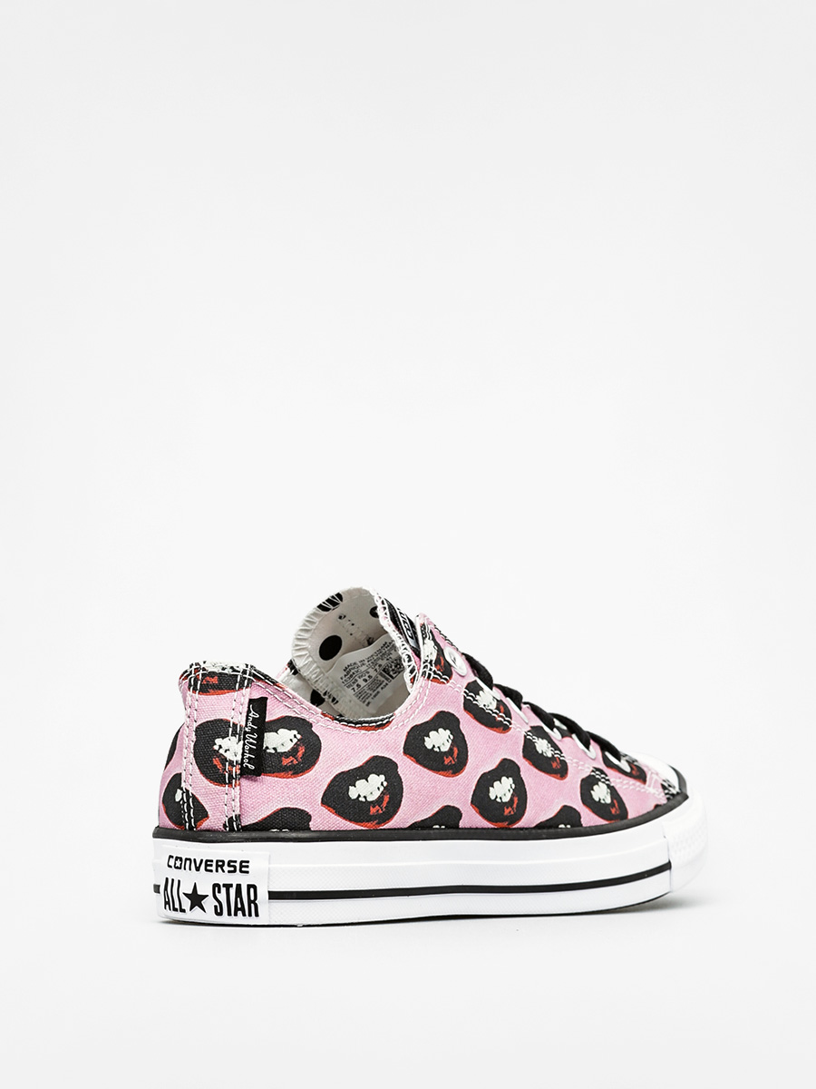 Tenisky Converse Chuck Taylor All Star Ox (white/black/multi pink)
