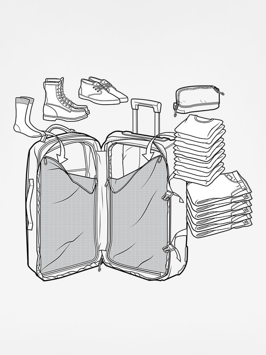 Kufr Burton Exodus Roller (jungle)