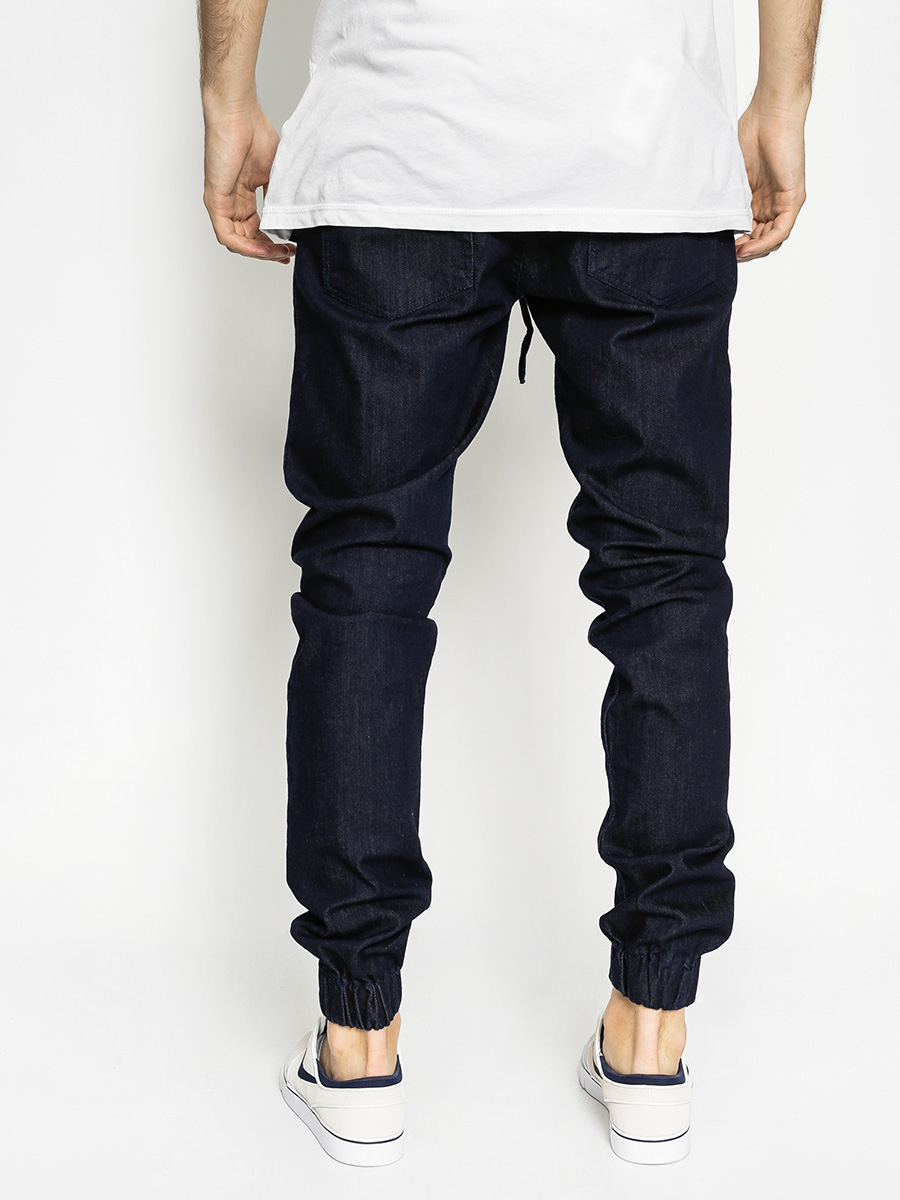 Kalhoty Nervous Jogger Denim (indigo)