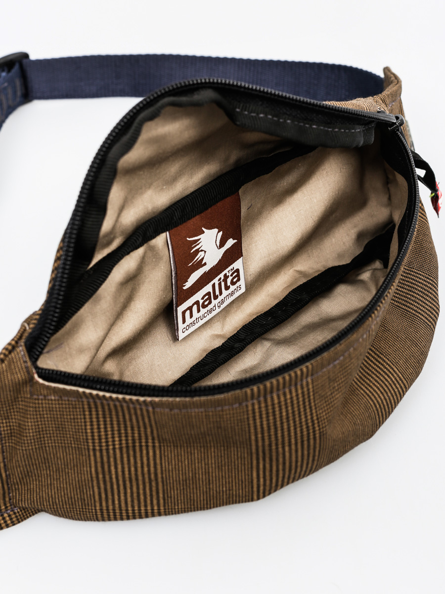 Ledvinka Malita Checked (brown logo/navy)