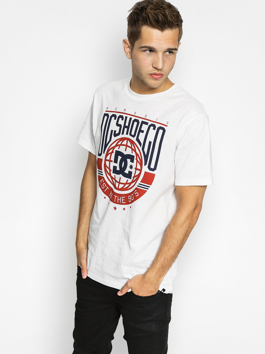 Tričko DC Around The Glob (white)