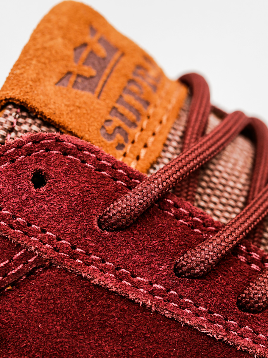Boty Supra Hammer Run Nonstrtch (burgundy/brown white)