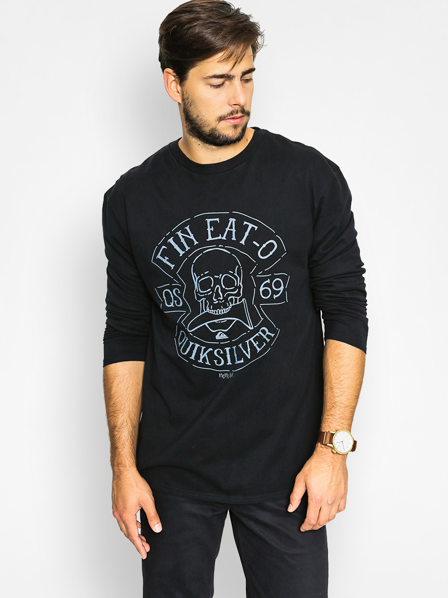 Triko Quiksilver Classic Fin Eat (black)