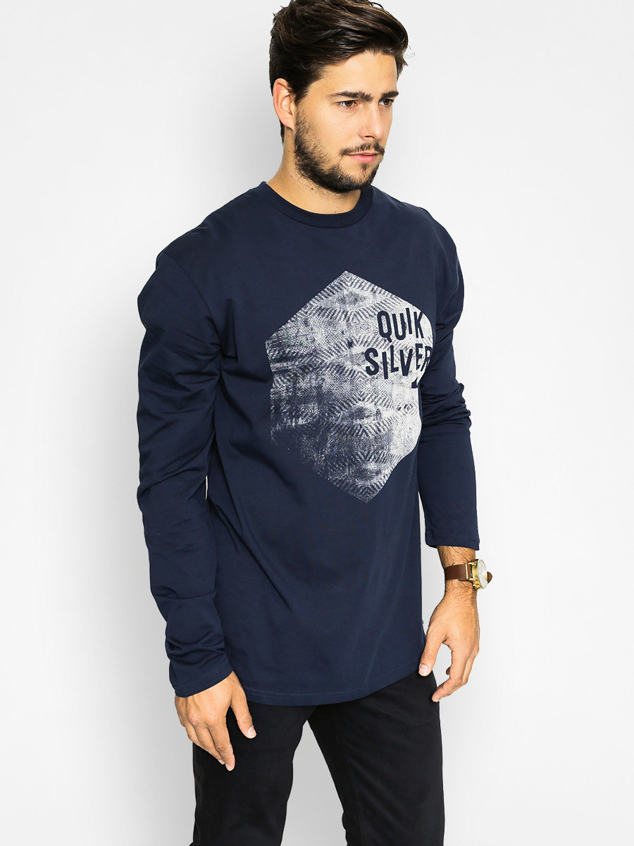 Triko Quiksilver Classic Jumbled Hex (navy blazer)