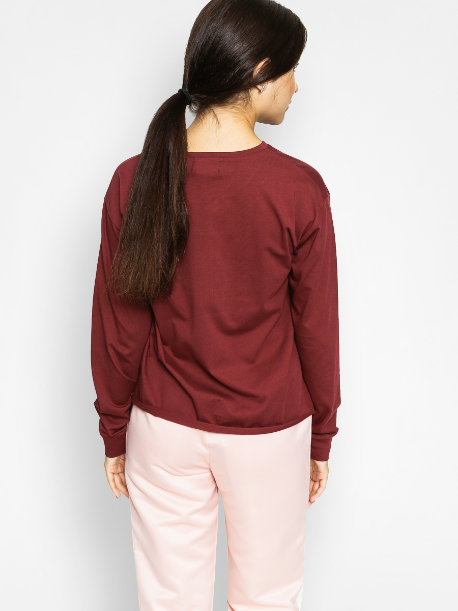 Mikina Stussy Tompkins Sloppy Crew Wmn (burgundy)