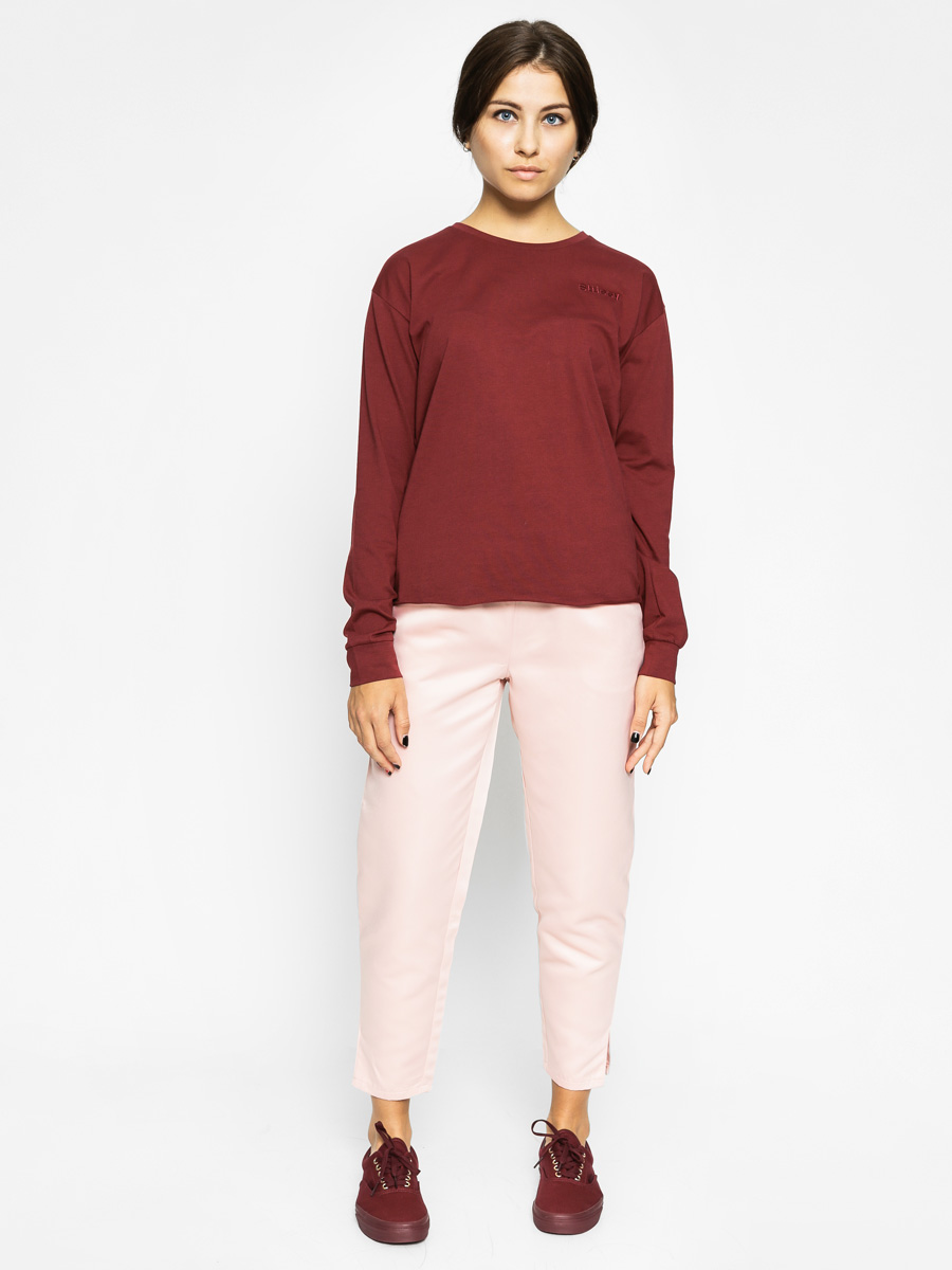 Mikina Stussy Tompkins Sloppy Crew Wmn (burgundy)