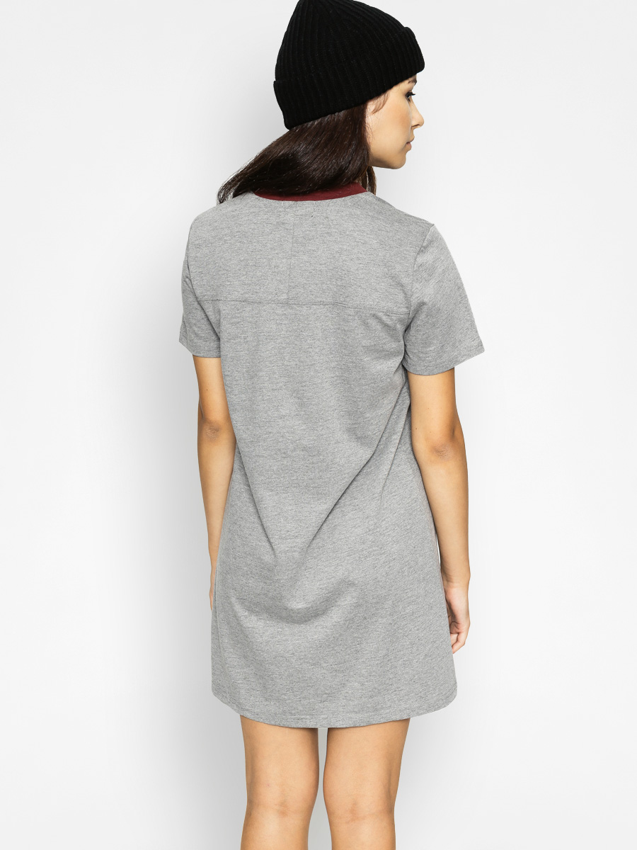 Šaty Stussy Lombardi Dress Wmn (grey heather)