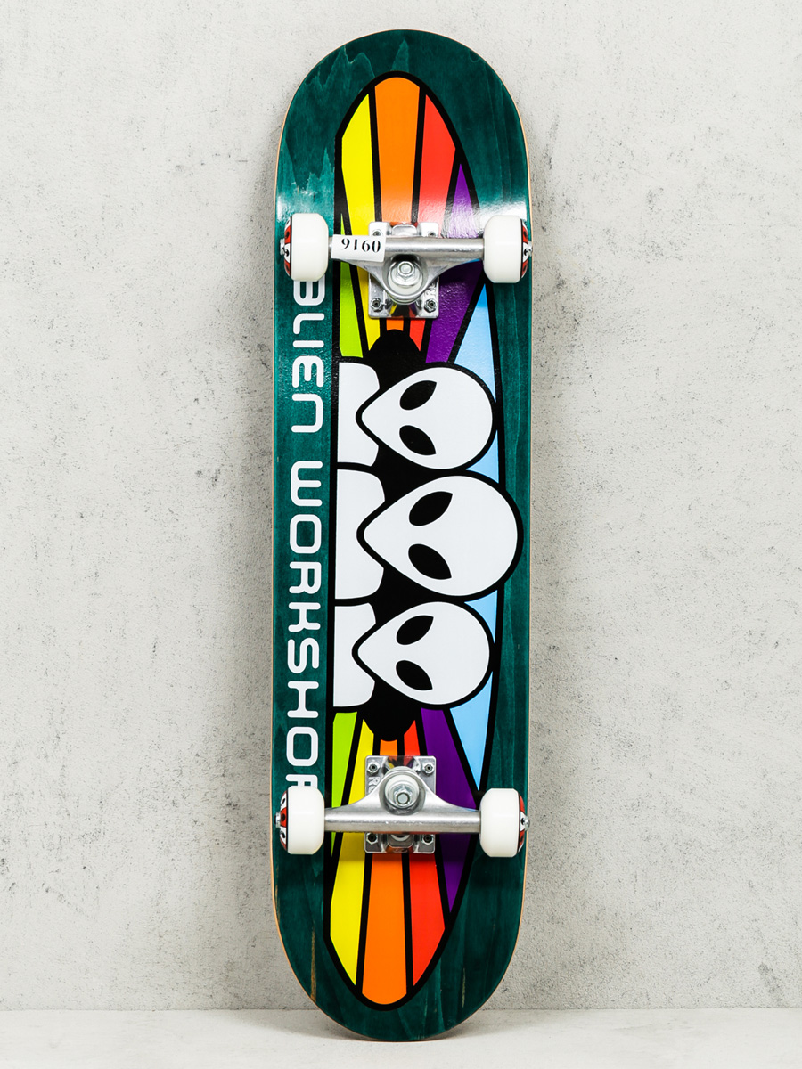 Skateboard Alienworkshop Spectrum Foil (green/white)