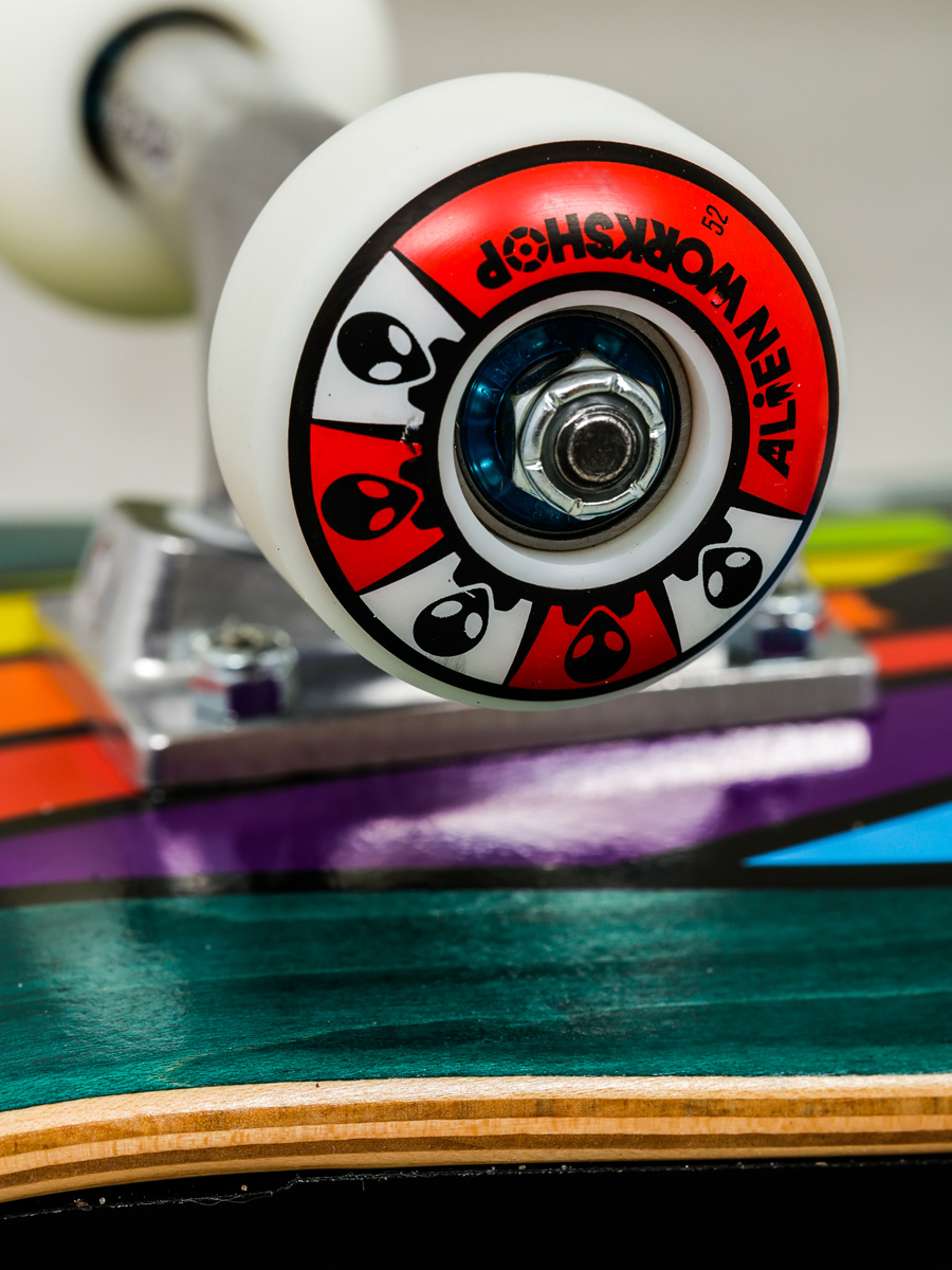 Skateboard Alienworkshop Spectrum Foil (green/white)