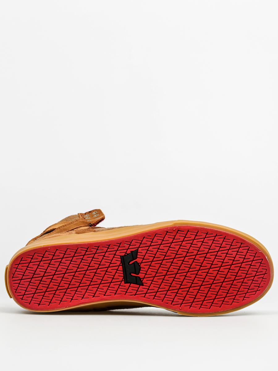 Boty Supra Skytop (brown/red gum)