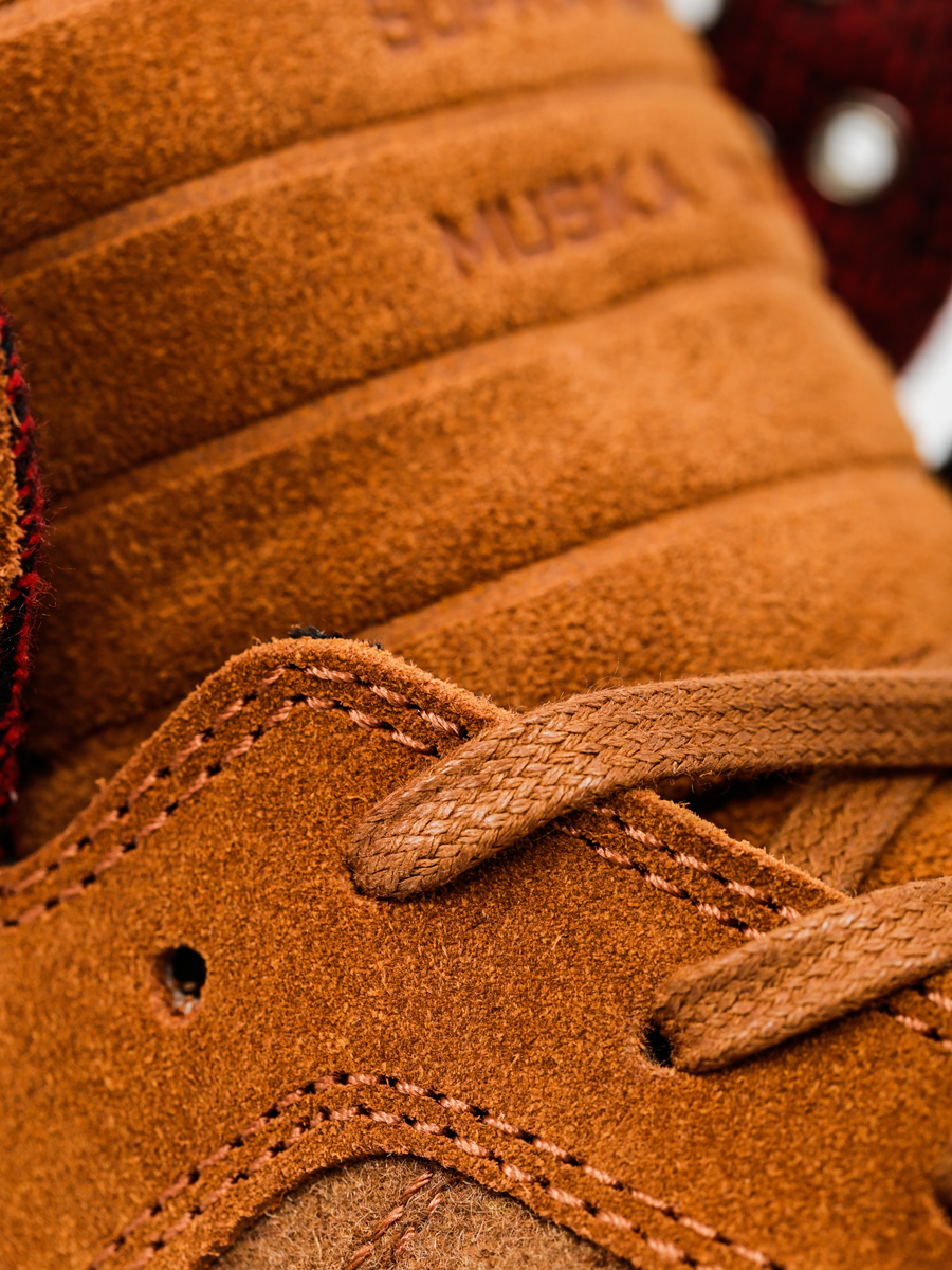 Boty Supra Skytop (brown/red gum)
