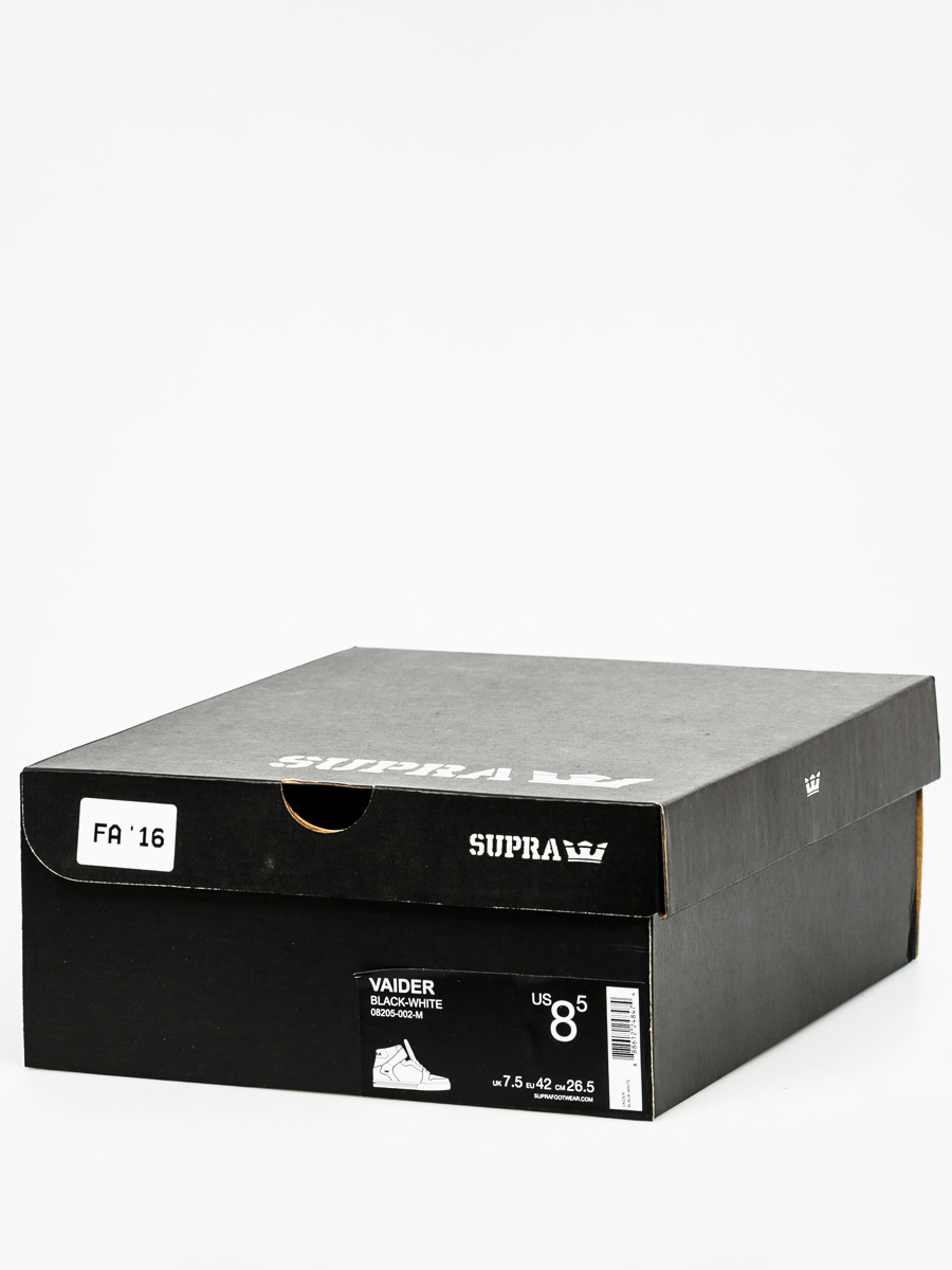 Boty Supra Vaider (black white)