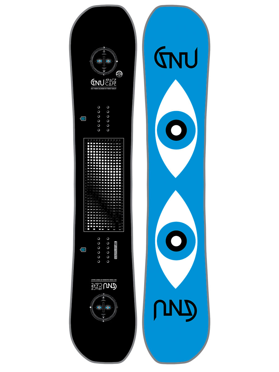Pánská Snowboard Gnu FB Space Case AS (black/blue)