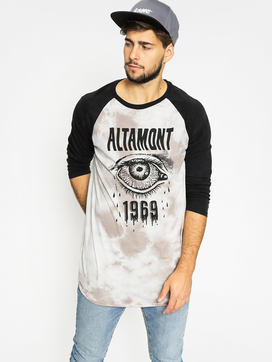 Tričko Altamont Bleeding Eye Raglan (black/grey)