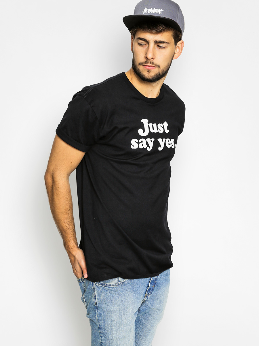 Tričko Altamont Just Say Yes (black)