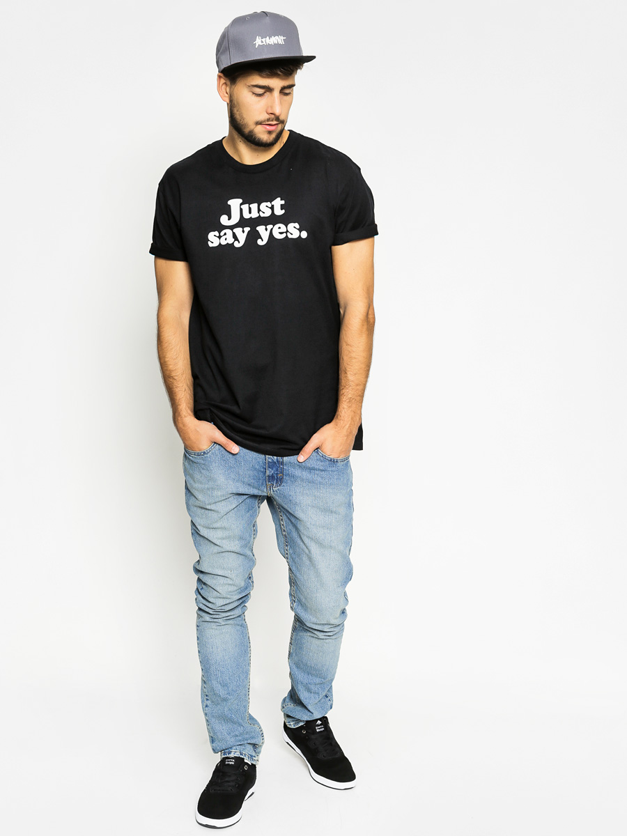 Tričko Altamont Just Say Yes (black)