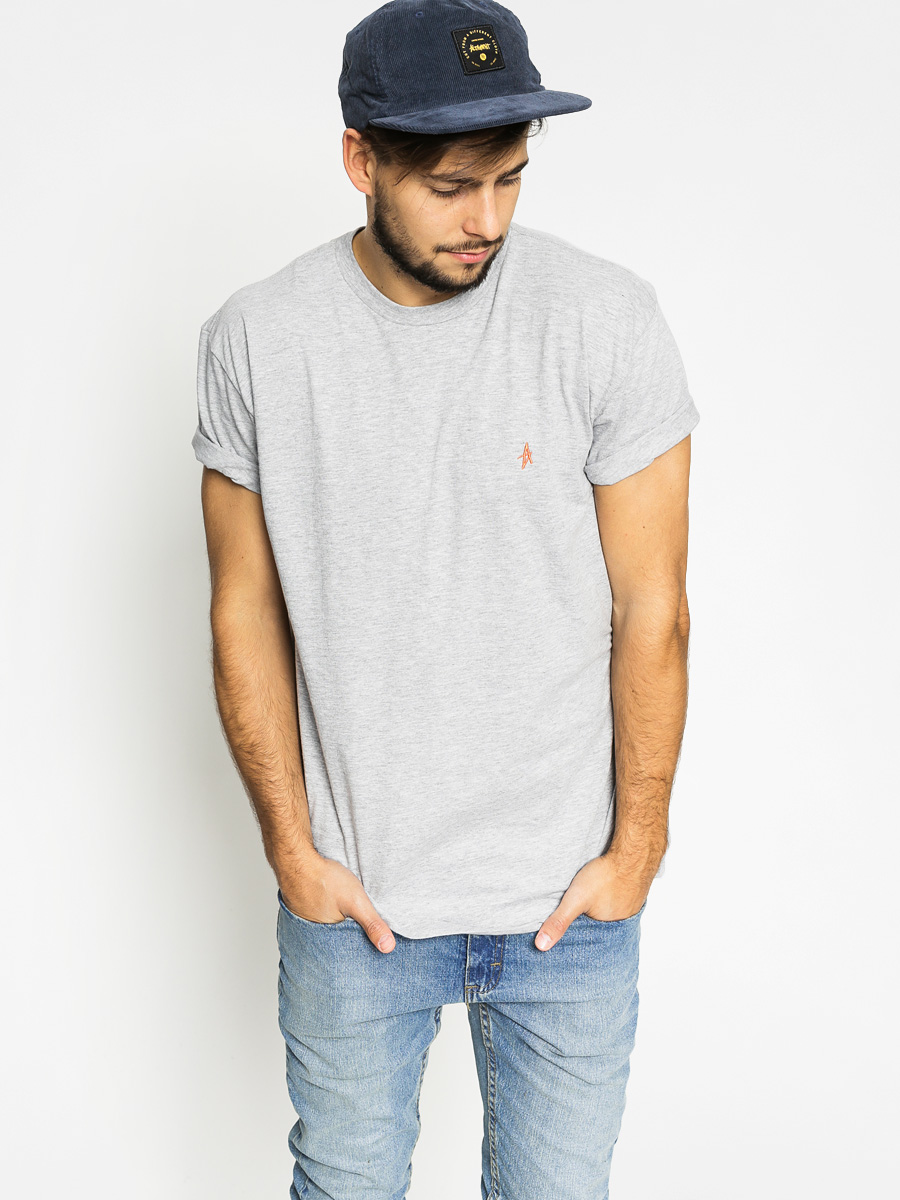 Tričko Altamont Micro Embroidery (grey/heather)