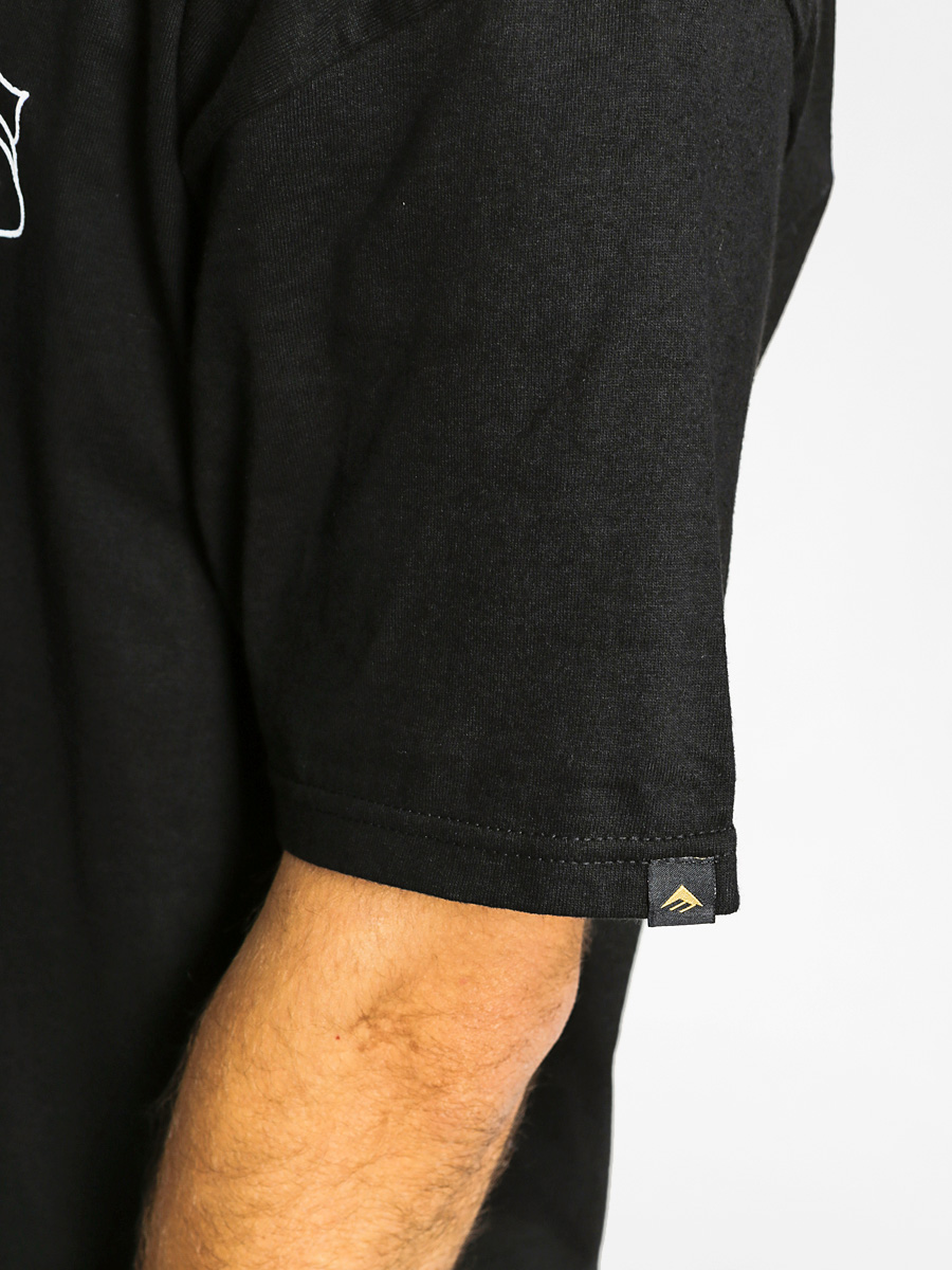 Tričko Emerica Stem Script (black)