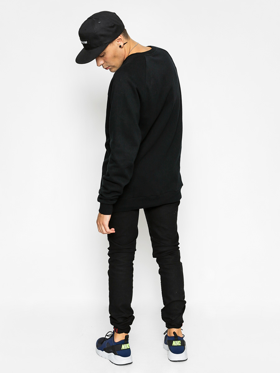 Mikina Kr3w Bracket Crew (black)
