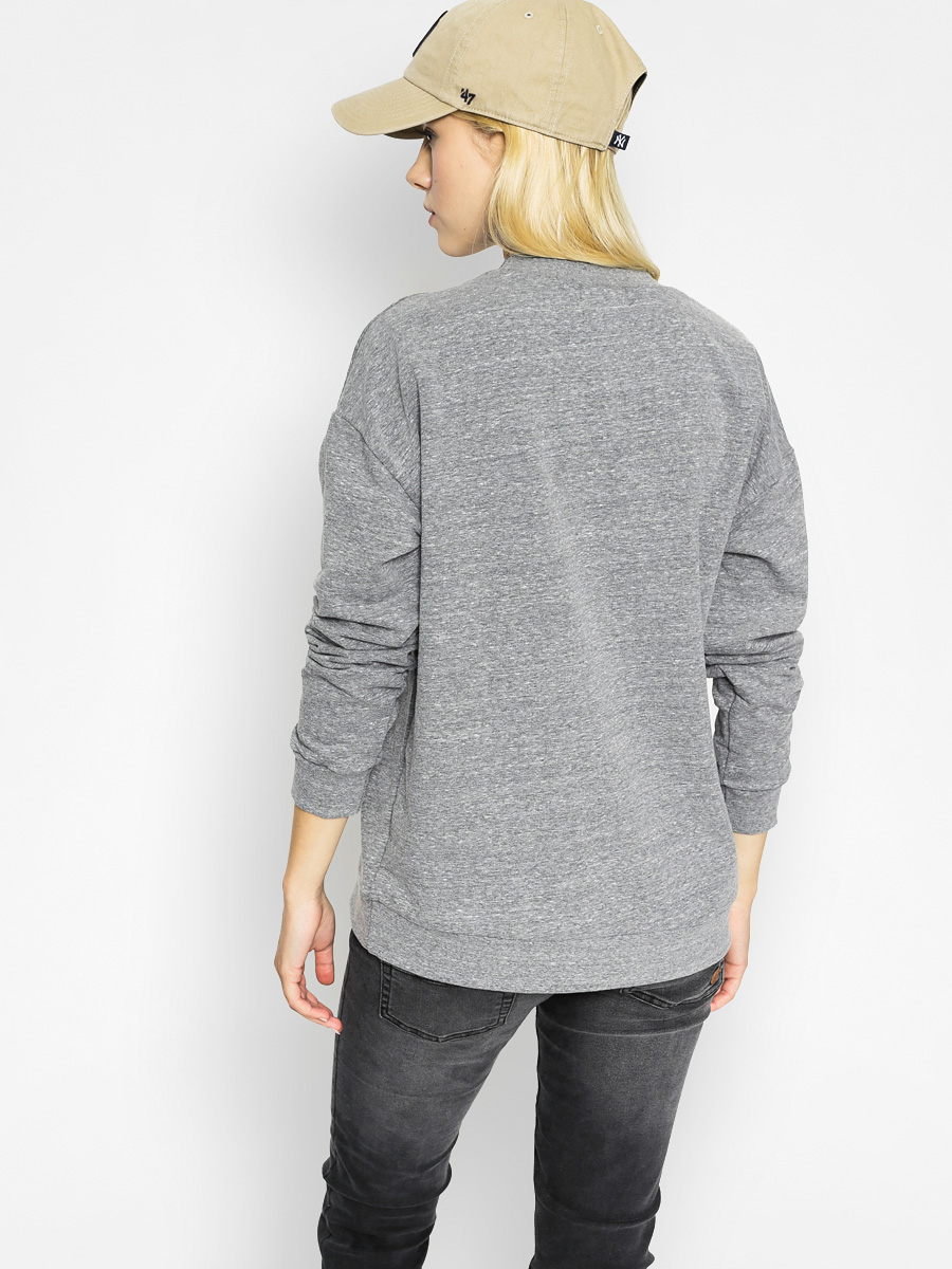 Stussy Mikina Color Bar Classic Crew Wmn (grey heather)