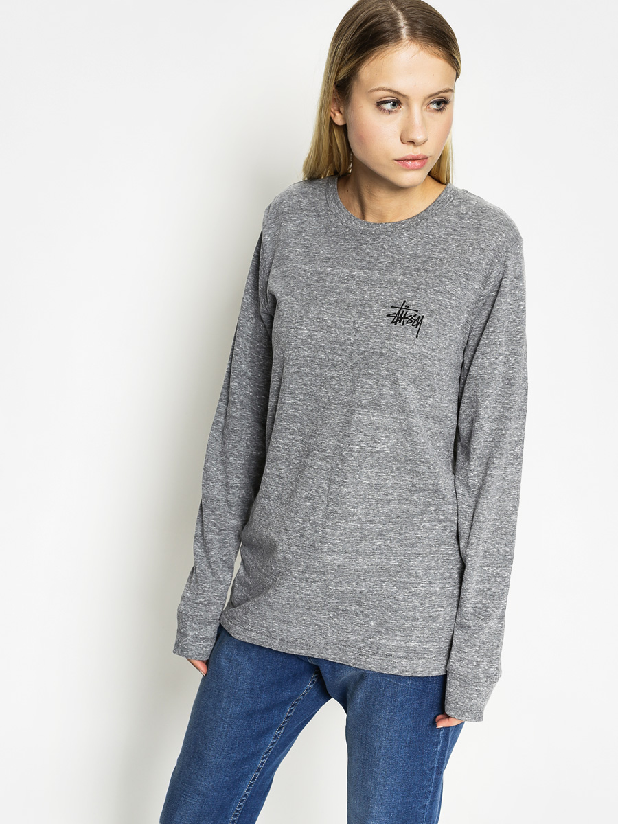 Stussy Triko Flam Classic Wmn (grey heather)