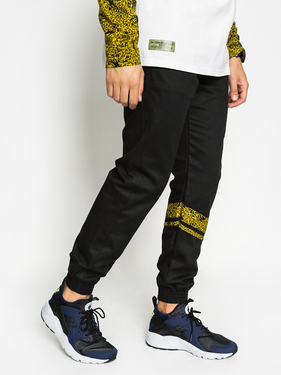 Turbokolor Kalhoty Trainer Chino (black edelwe)