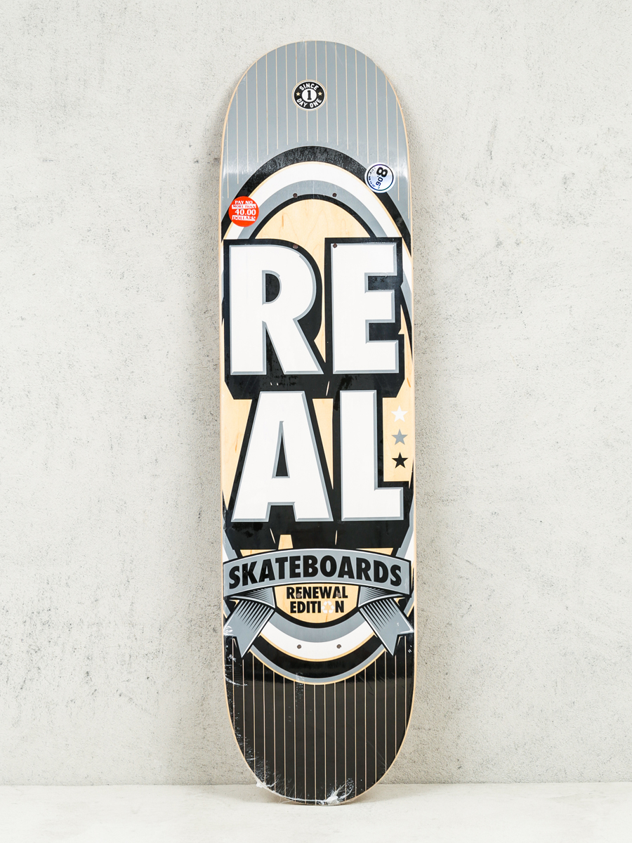 Real Deska Renewal Stacked (grey/white/black)