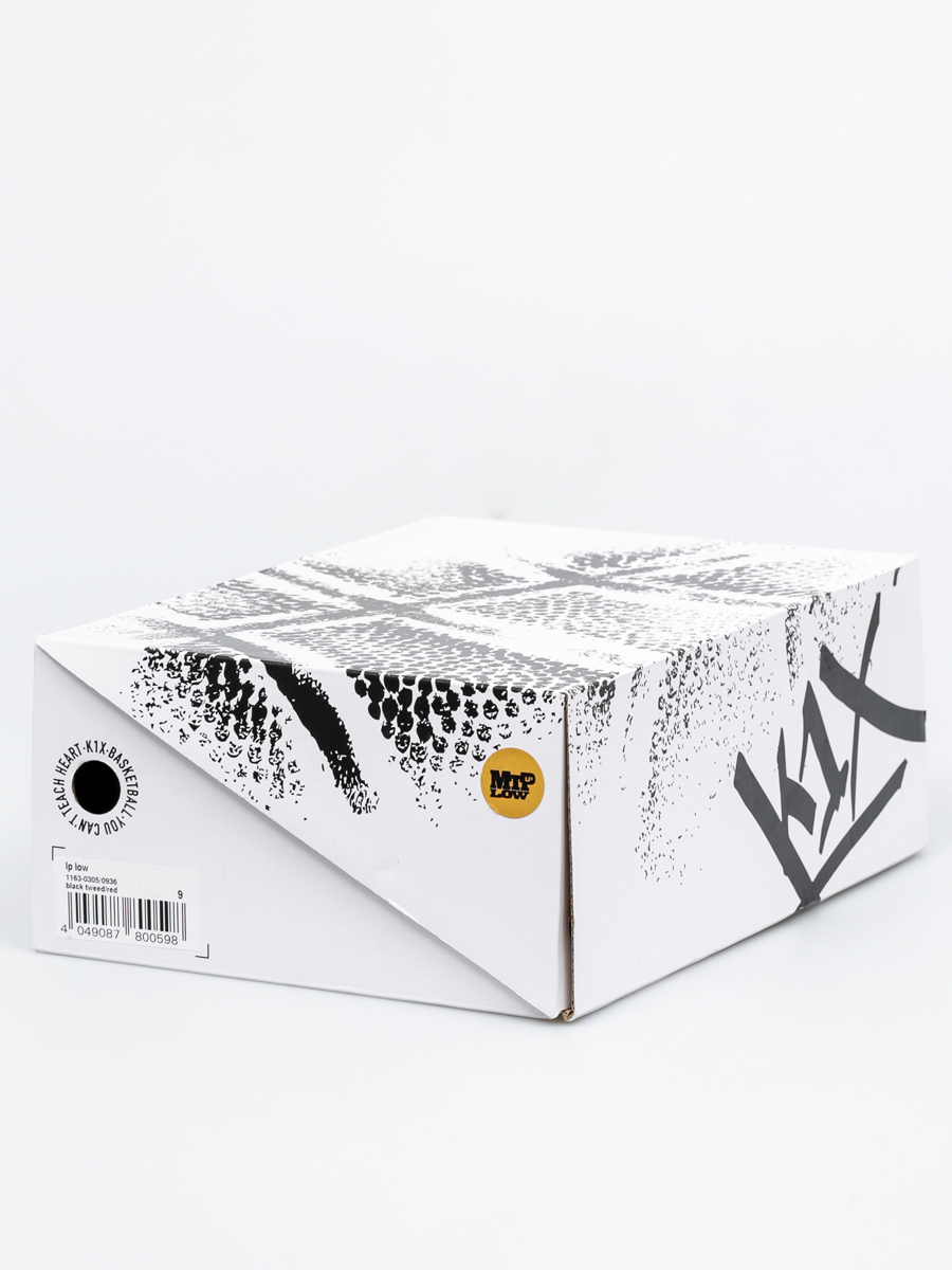 Boty K1x Lp Low (black tweed/red)