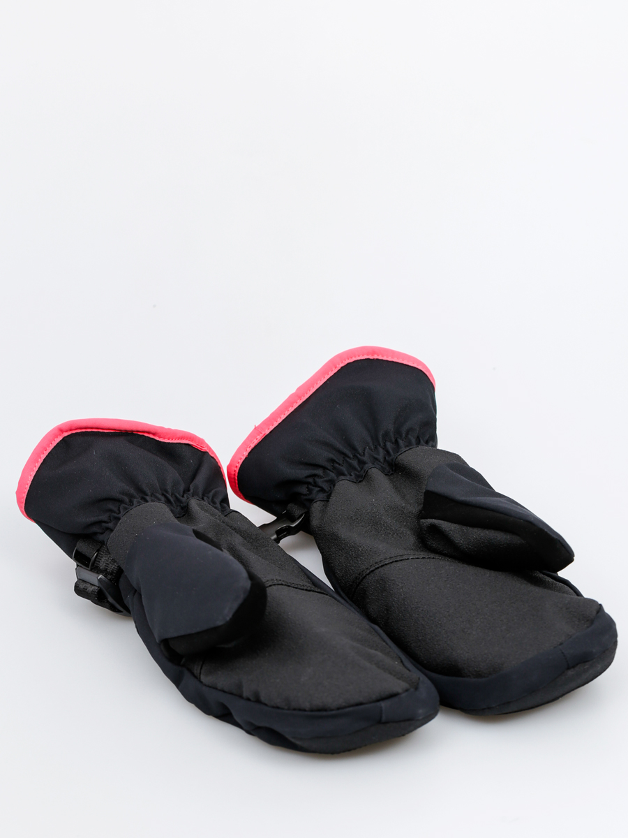 Rukavice Roxy Rx Jetty Solid Mitt Wmn (black/pink)