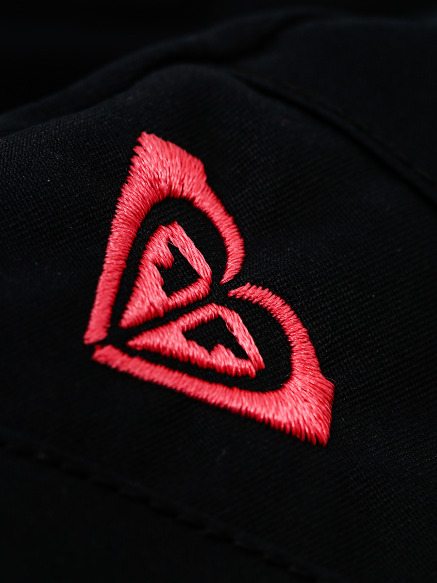 Rukavice Roxy Rx Jetty Solid Mitt Wmn (black/pink)